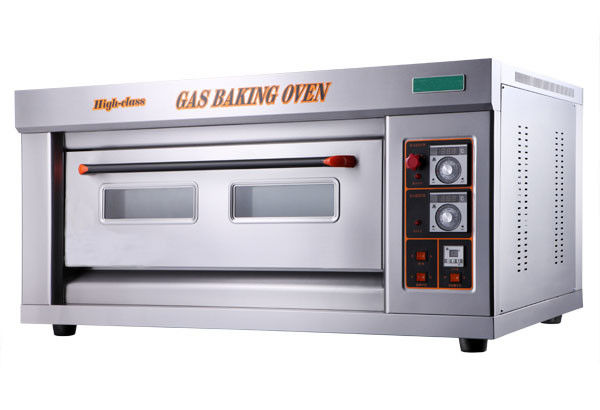 Βιομηχανικός φούρνος 1 γέφυρα 2 δίσκος 20 °C-400 °C ψησίματος αερίου για τα δυτικά μπισκότα
