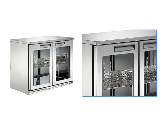 Σαφής διπλή πόρτα 920mm γυαλιού εξυπηρετώντας εξοπλισμός ψύξης